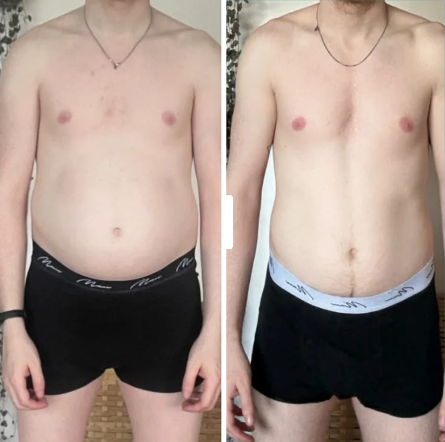 Transformation avant et après, parcours 6